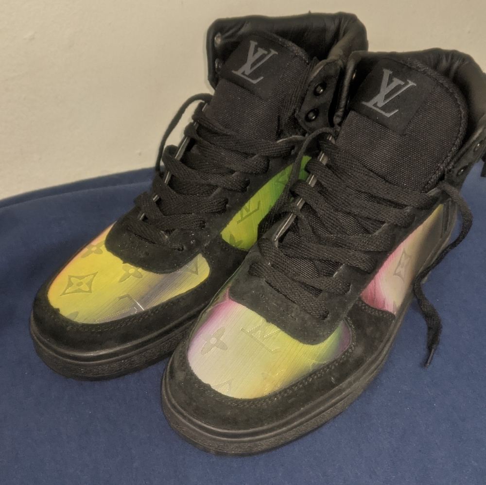 Louis Vuitton hologram high tops